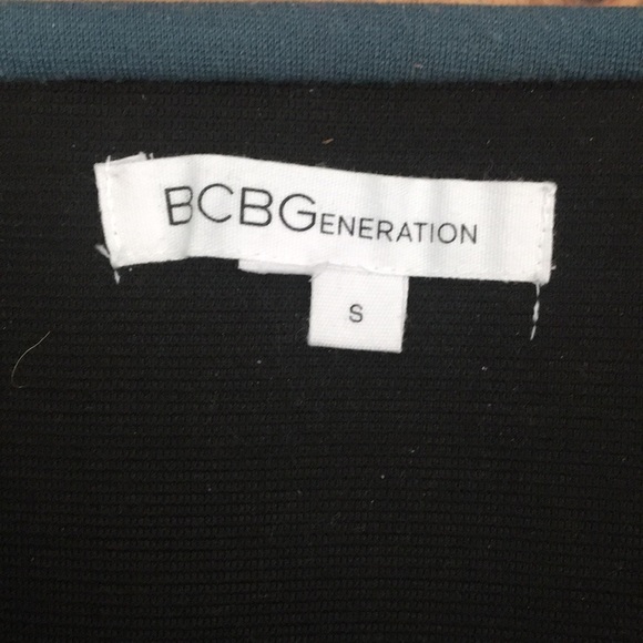 BCBG Teal Knit Miniskirt - Picture 3 of 4